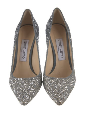 Jimmy Choo Glitter Pumps