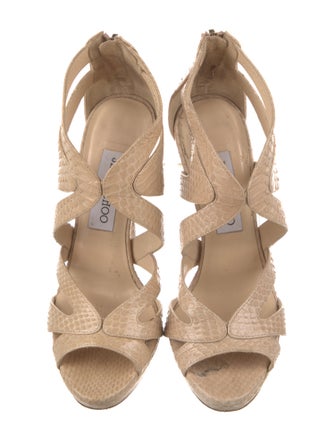 Jimmy Choo Snakeskin Pumps