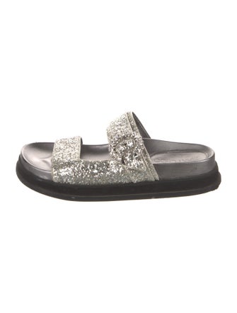 Jimmy Choo Glitter Slides
