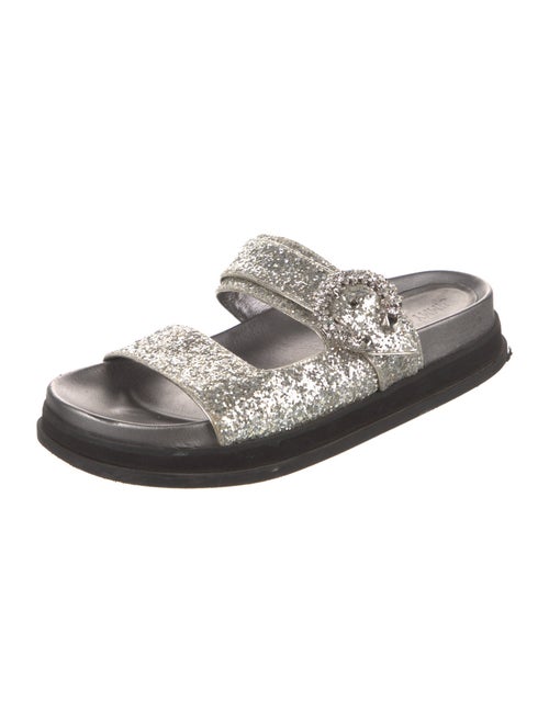 Jimmy Choo Glitter Slides