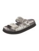 Jimmy Choo Glitter Slides