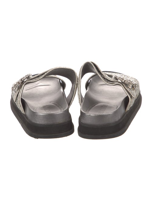 Jimmy Choo Glitter Slides