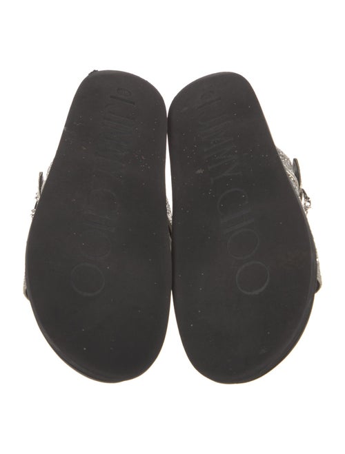 Jimmy Choo Glitter Slides