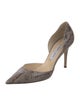 Jimmy Choo Snakeskin Animal Print D'Orsay Pumps