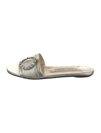 Jimmy Choo Leather Slides