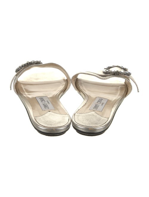 Jimmy Choo Leather Slides