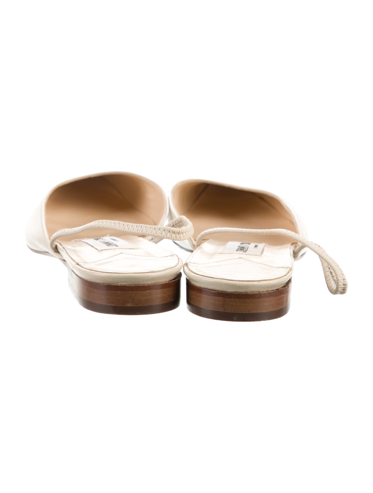 Jimmy Choo Leather Slingback Flats