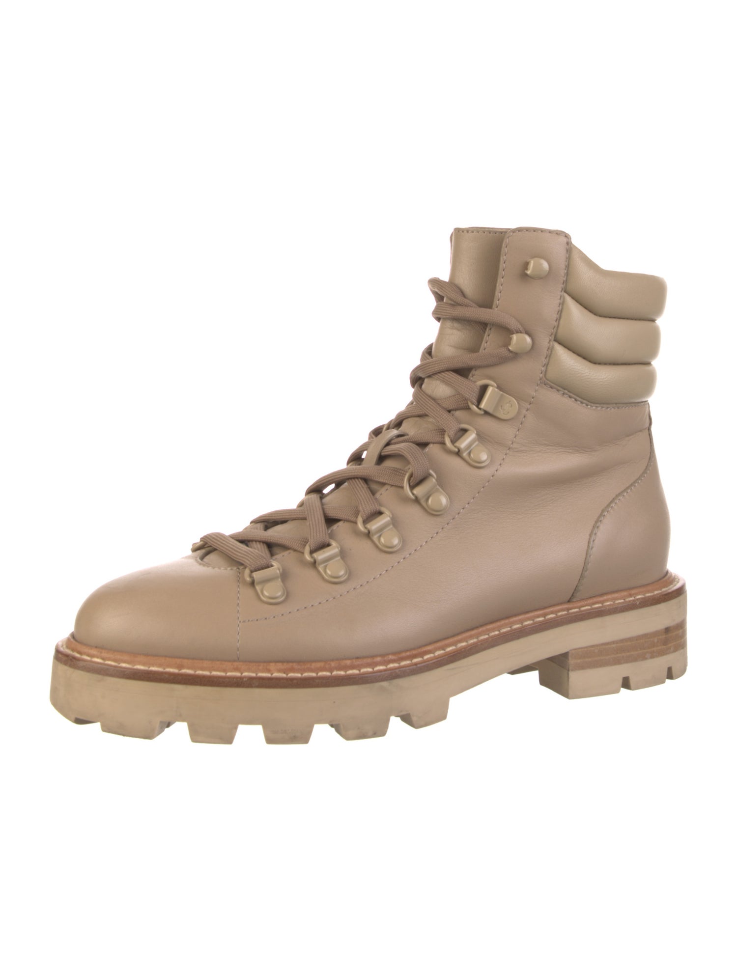 Jimmy Choo Leather Combat Boots