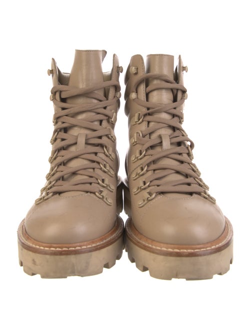 Jimmy Choo Leather Combat Boots
