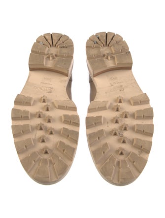 Jimmy Choo Leather Combat Boots