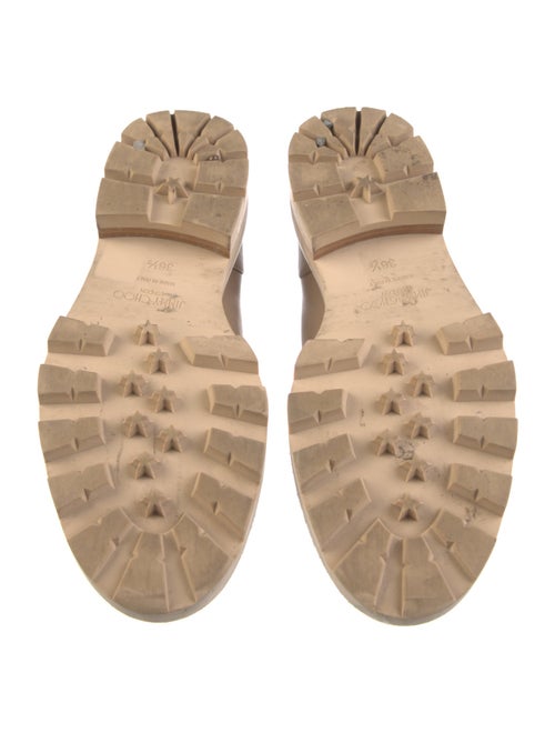 Jimmy Choo Leather Combat Boots