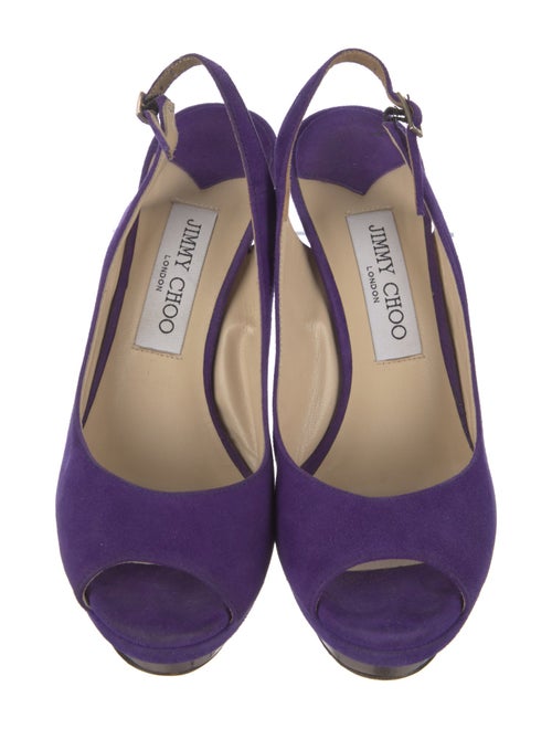 Jimmy Choo Suede Slingback Pumps