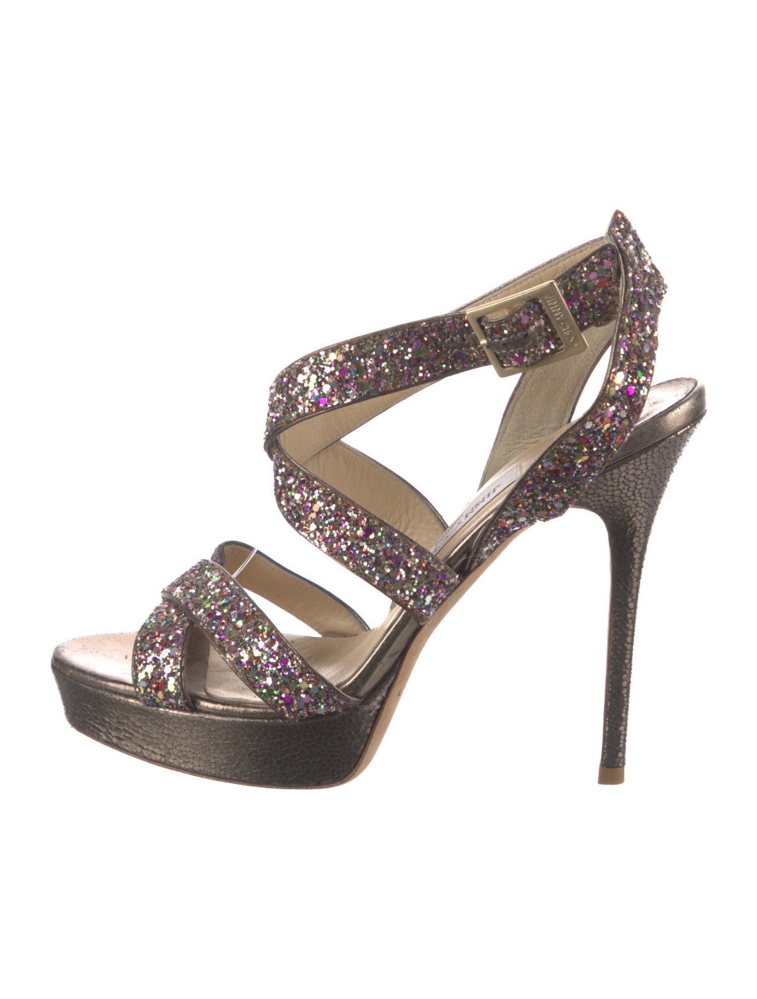 Jimmy Choo Glitter Sandals