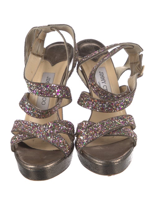 Jimmy Choo Glitter Sandals