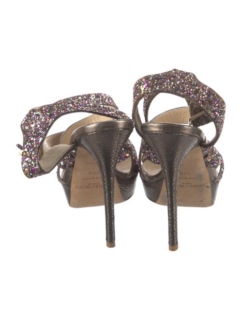 Jimmy Choo Glitter Sandals