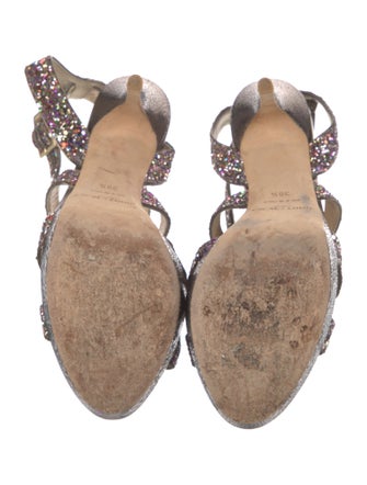 Jimmy Choo Glitter Sandals
