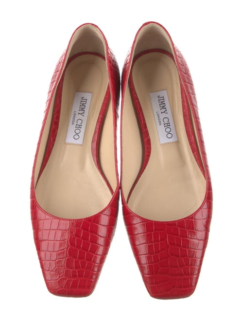 Jimmy Choo Leather Ballet Flats