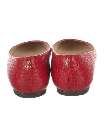 Jimmy Choo Leather Ballet Flats