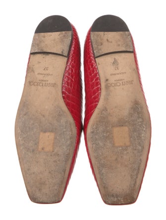 Jimmy Choo Leather Ballet Flats