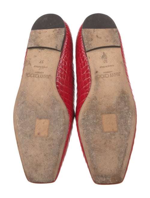 Jimmy Choo Leather Ballet Flats