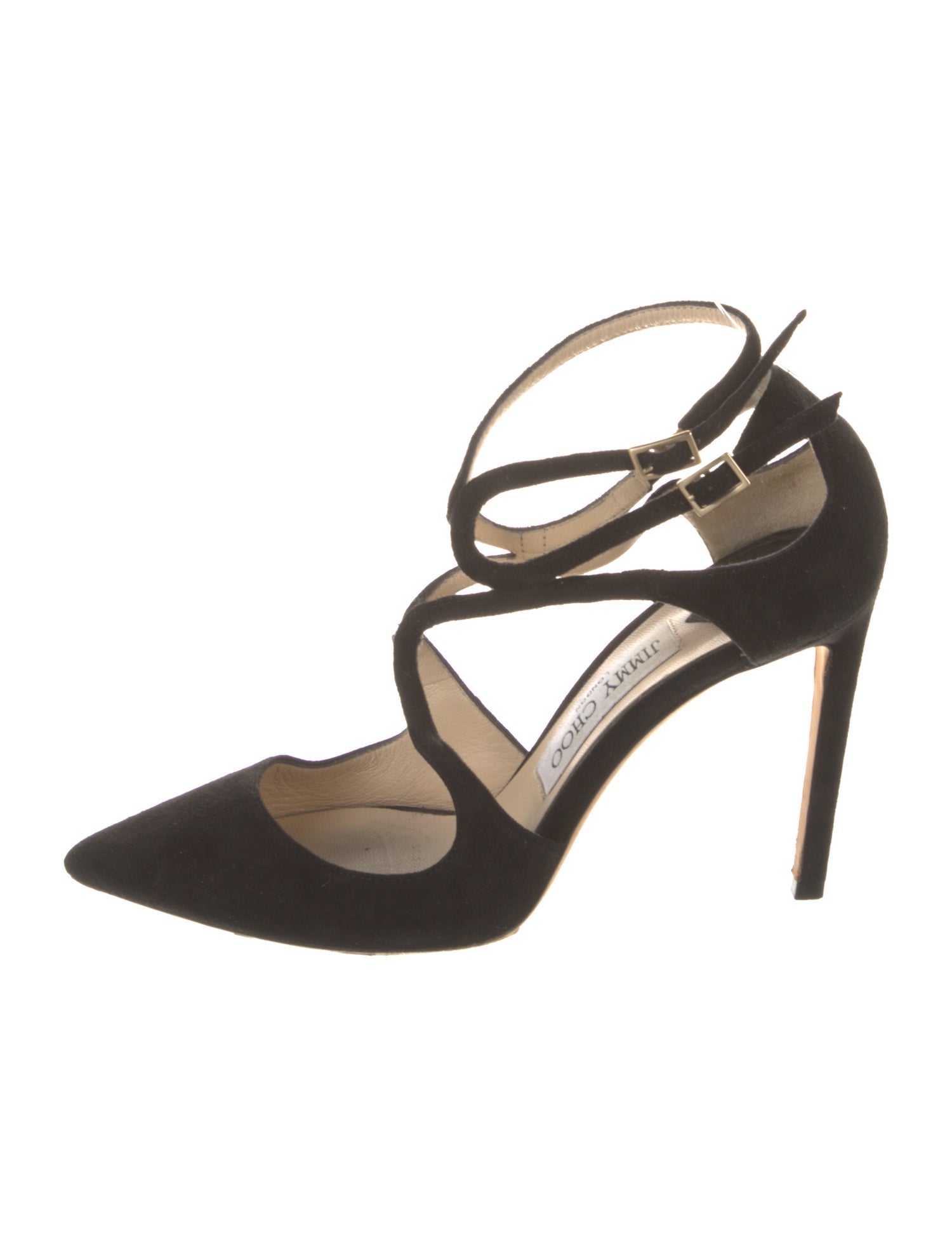 Jimmy Choo Suede D'Orsay Pumps