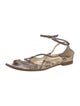 Jimmy Choo Leather Printed Sandals