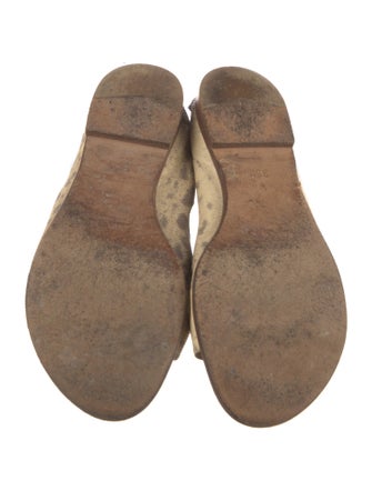 Jimmy Choo Leather Printed Sandals