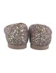 Jimmy Choo Glitter Glitter Accents Ballet Flats