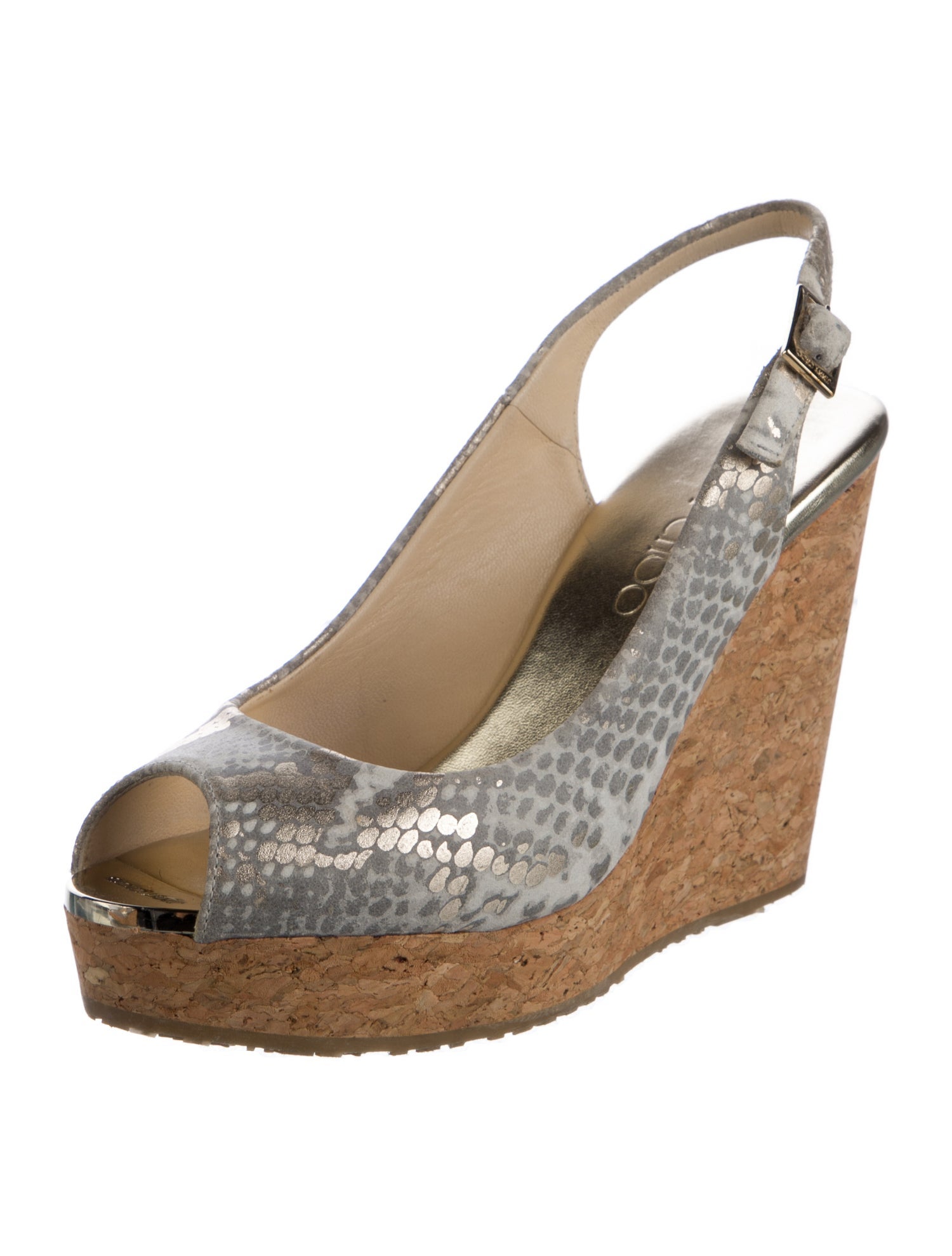 Jimmy Choo Suede Slingback Sandals