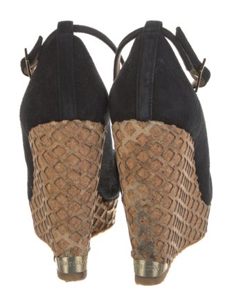 Jimmy Choo Suede Colorblock Pattern Pumps