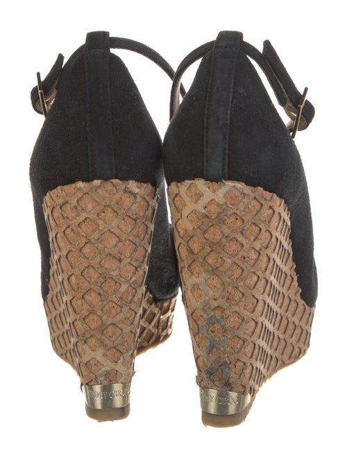 Jimmy Choo Suede Colorblock Pattern Pumps