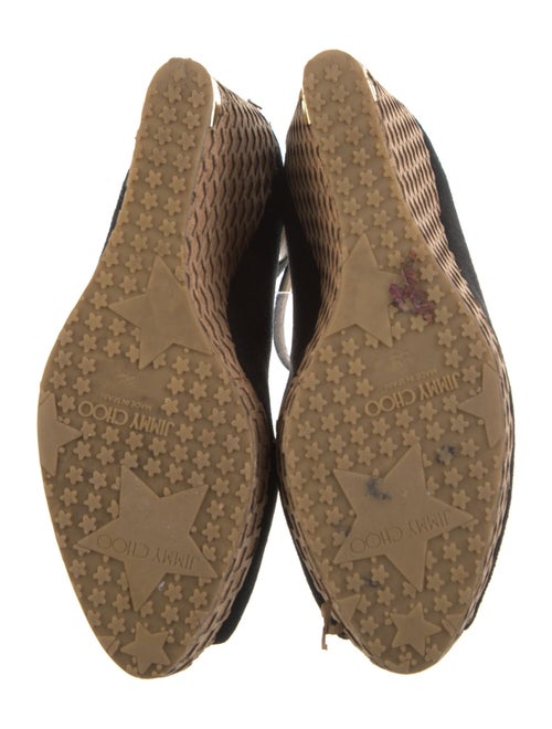 Jimmy Choo Suede Colorblock Pattern Pumps