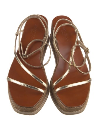 Jimmy Choo Leather Espadrilles