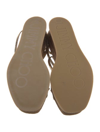 Jimmy Choo Leather Espadrilles