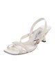 Jimmy Choo Leather Slingback Sandals