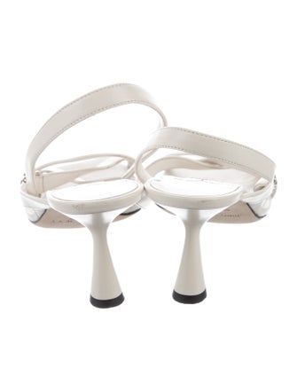 Jimmy Choo Leather Slingback Sandals