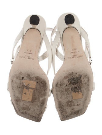 Jimmy Choo Leather Slingback Sandals