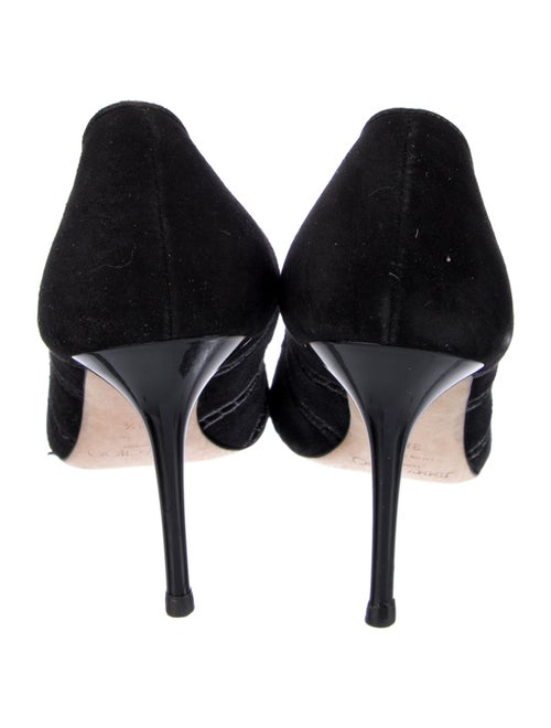 Jimmy Choo Suede Cutout Accent Pumps