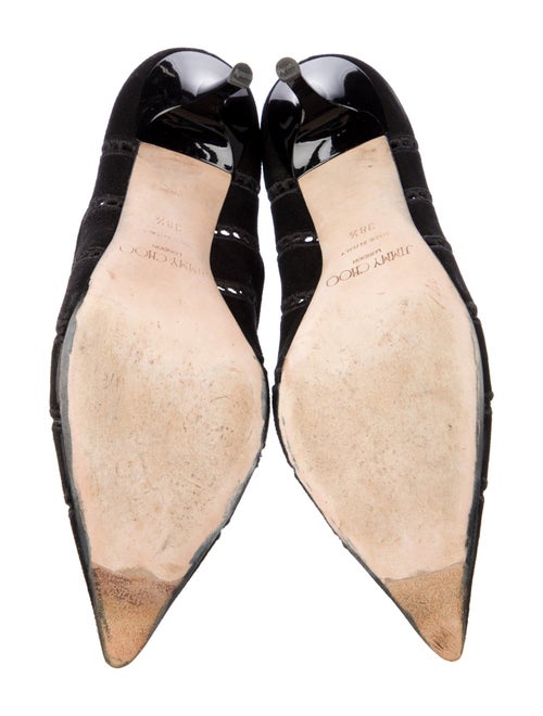 Jimmy Choo Suede Cutout Accent Pumps