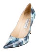 Jimmy Choo Patent Leather Tie-Dye Print Pumps