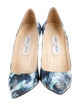 Jimmy Choo Patent Leather Tie-Dye Print Pumps