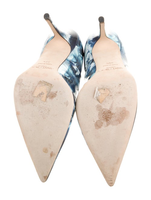 Jimmy Choo Patent Leather Tie-Dye Print Pumps