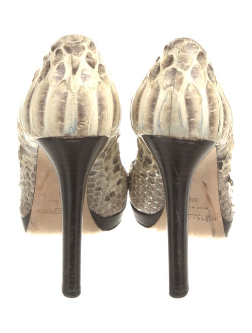 Jimmy Choo Snakeskin Animal Print Pumps