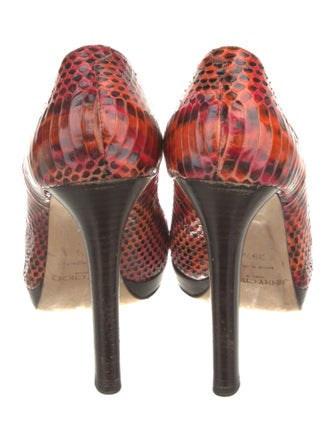 Jimmy Choo Snakeskin Animal Print Pumps