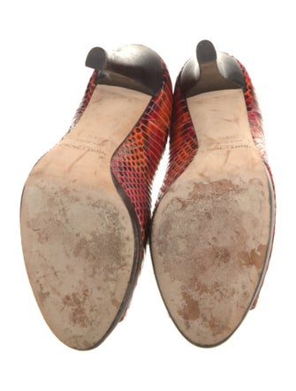 Jimmy Choo Snakeskin Animal Print Pumps