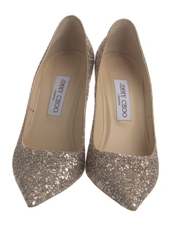 Jimmy Choo Glitter Glitter Accents Pumps