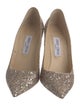Jimmy Choo Glitter Glitter Accents Pumps