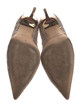 Jimmy Choo Glitter Glitter Accents Pumps