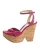 Jimmy Choo Suede Bow Accents Sandals