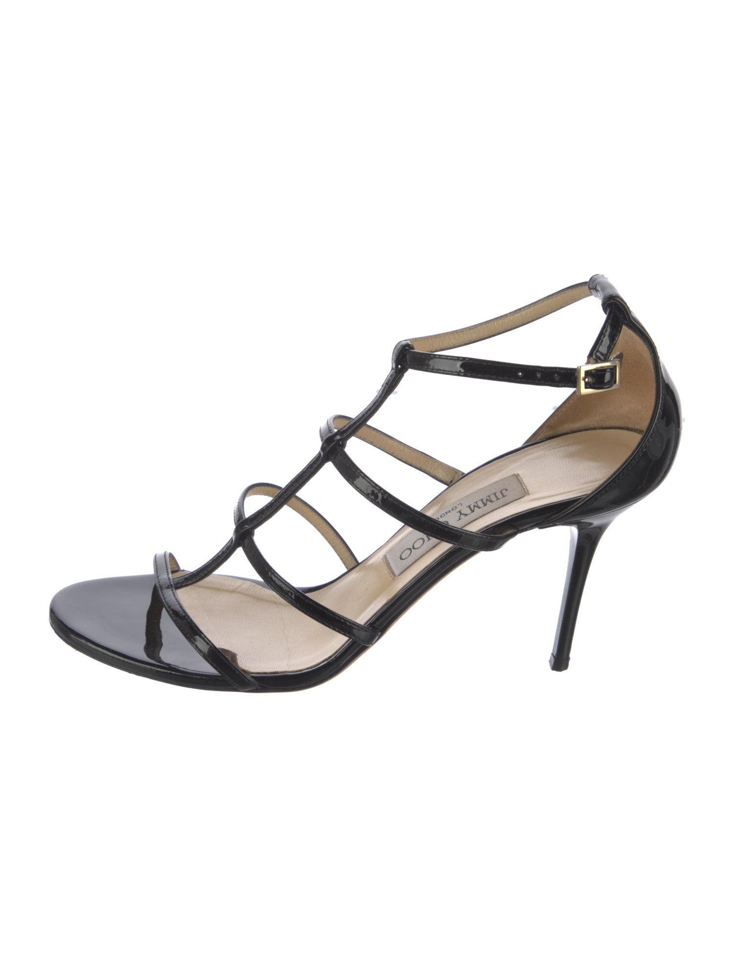 Jimmy Choo Patent Leather Gladiator Sandals